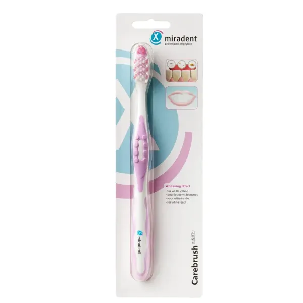 Зубна щітка Miradent Carebrush White