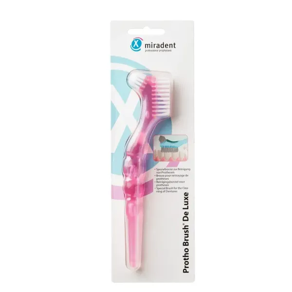 Щітка для очищення зубних протезів Protho Miradent Brush De Lux