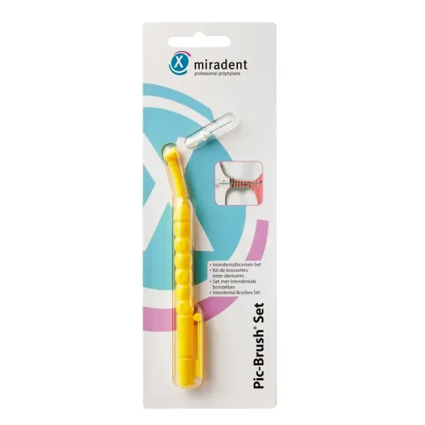 Міжзубна щітка Miradent Pic Brush Set ( щітка + 1 йоршик)