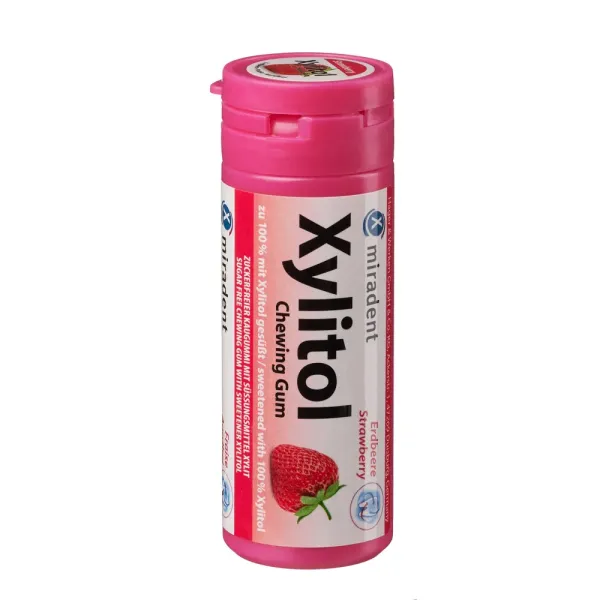 Жувальна гумка Miradent Xylitol Chewing Gum, 30 шт