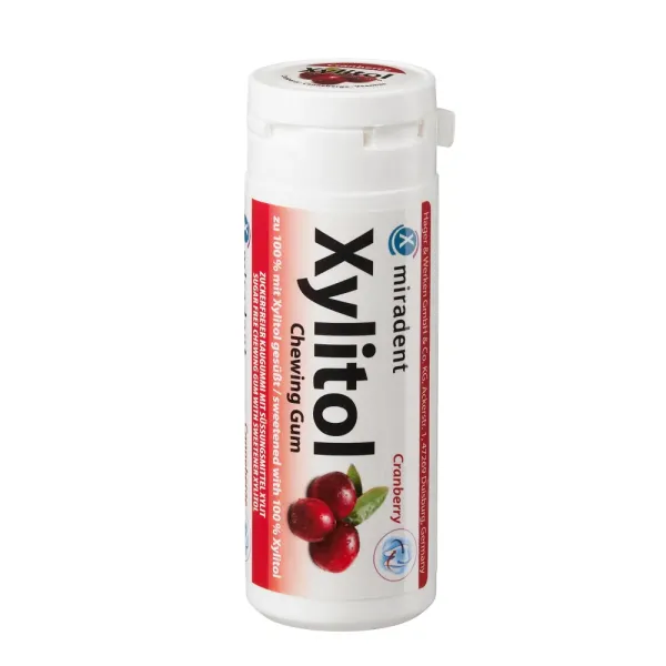 Жувальна гумка Miradent Xylitol Chewing Gum, 30 шт