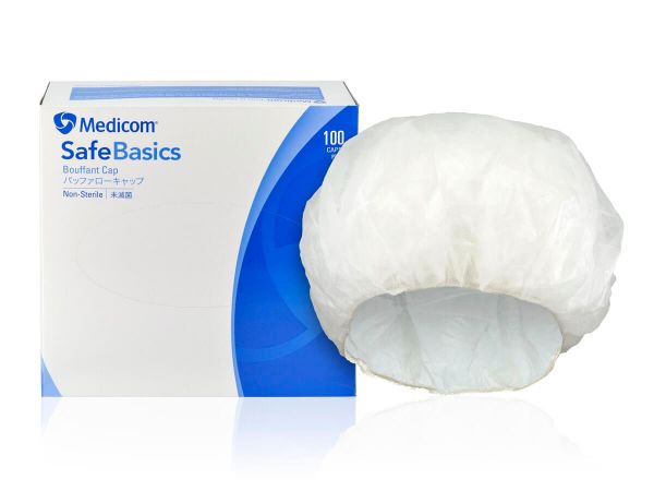 Шапочка-берет Medicom Bouffant (пишна), 100 шт
