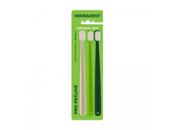 Набір зубних щіток Herbadent Very Soft HV-884, 3шт