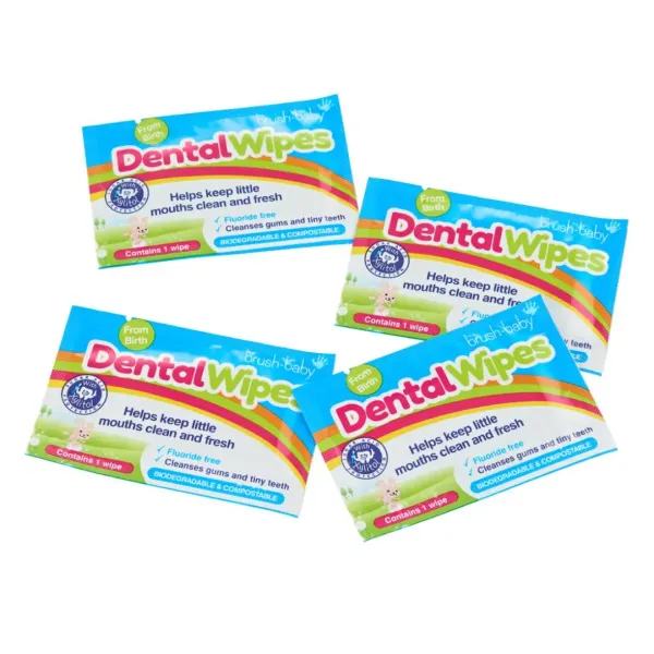 Дентальні серветки Brush-baby Dental Wipes, 28 шт
