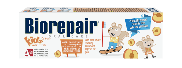 Дитяча зубна паста BioRepair Веселе мишеня (0-6 років)
