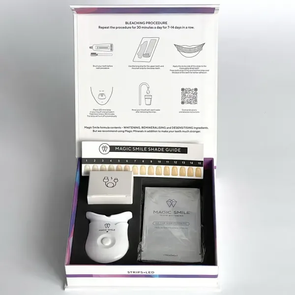 Набір для домашнього відбілювання Magic Smile Home Strips + LED