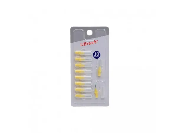 Змінні насадки для електричної міжзубної щітки Herbadent UBrush, 10 шт
