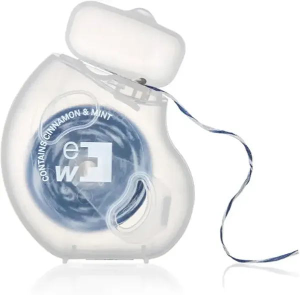 Плетена м'яка нитка-флос Edel+White зі смаком кориці та м'яти, 40 м
