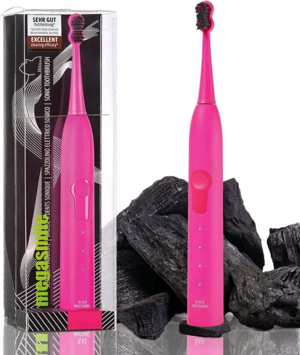 Звукова гідроактивна зубна щітка Megasmile Sonic Black Whitening II
