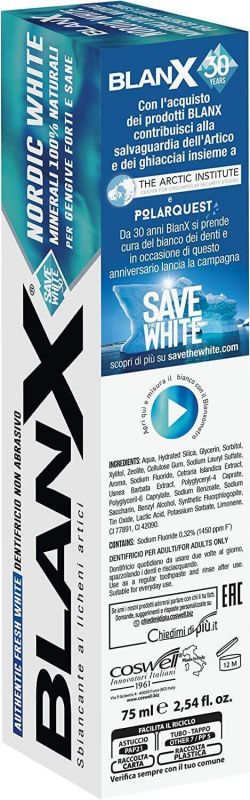 Зубная паста Blanx Nordic White