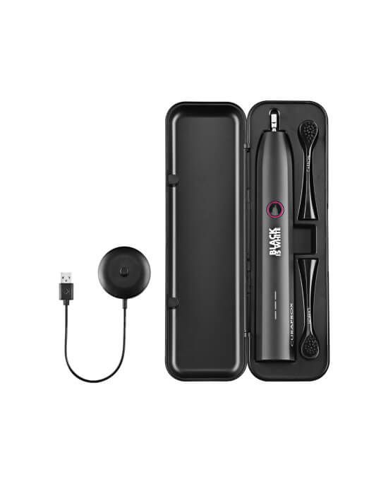 Електрична зубна щітка Curaprox Hydrosonic Black is White