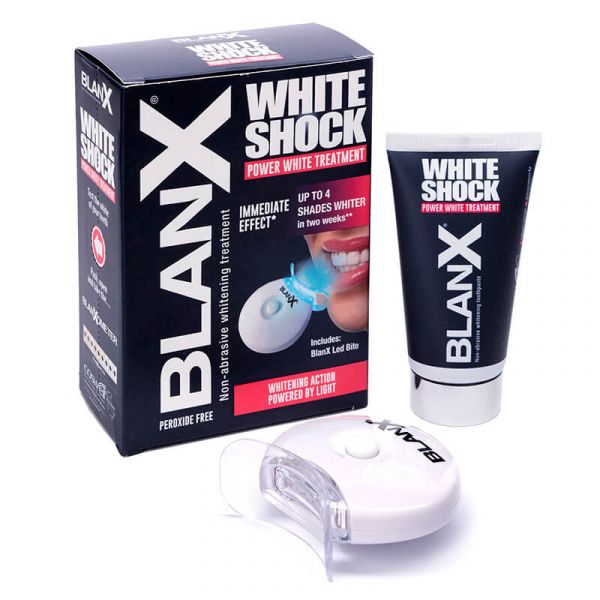 Відбілюючий комплекс Blanx White Shock (50 мл + активатор Led Bite)