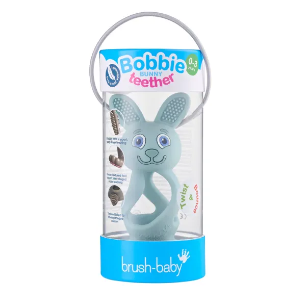 Прорізувач для зубів Brush-baby Bobbie Bunny Teether (від 0 до 3 років)