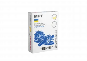 Льодяники без цукру MFT "Місто-герой Чернігів" (зі смаком ананаса), 25 шт
