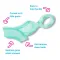 Дитяча зубна щітка-прорізувач Brush-baby Chewable Toothbrush (від 0 до 3 років)