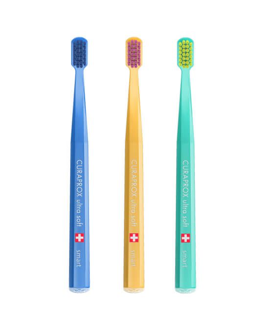 Набір дитячих зубних щіток Curaprox CS Smart Ultra soft (3 шт)