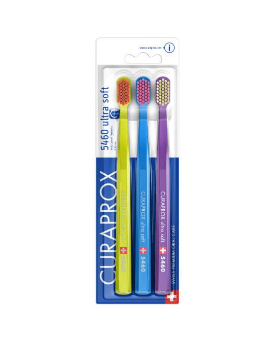 Набір зубних щіток Curaprox CS 5460/3 Ultra soft