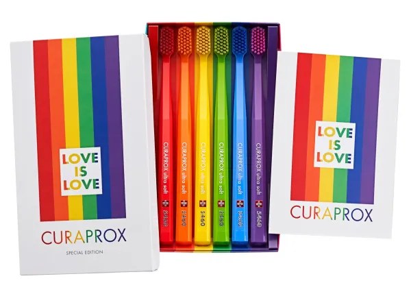 Набір зубних щіток Curaprox Rainbow Edition, 6 шт
