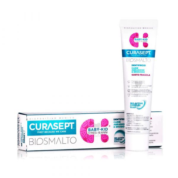 Зубна паста Curasept Biosmalto Baby-Kid, 50 мл