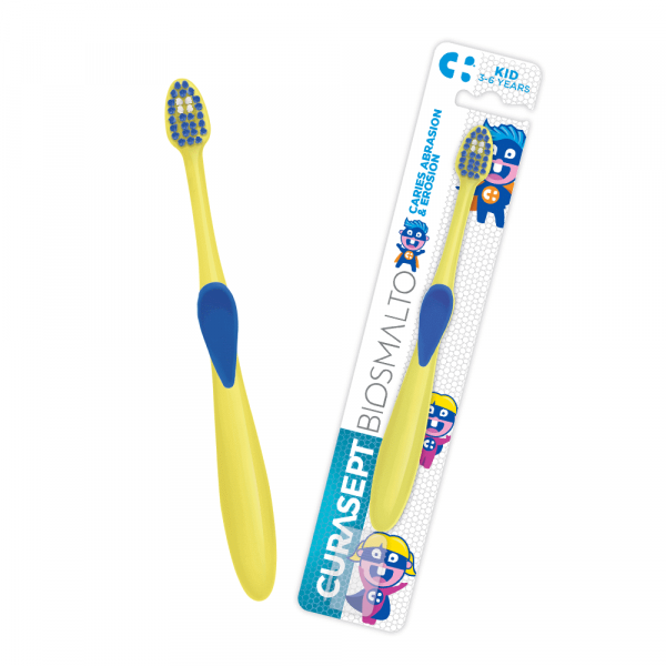 Зубна щітка дитяча Curasept Biosmalto Kid (3-6 роки)