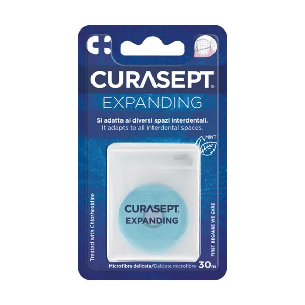 Зубна нитка Curasept Expanding набухаюча, 30 м