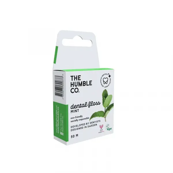 Зубна нитка-флос Humble зі смаком м’яти, 50 м
