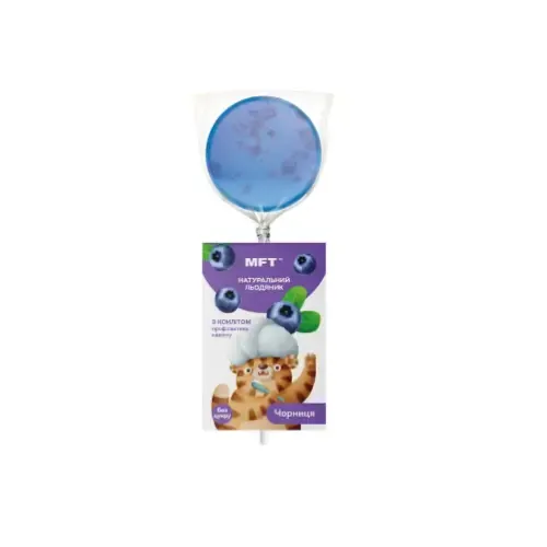 Дитячий льодяник на паличці MFT Blueberry
