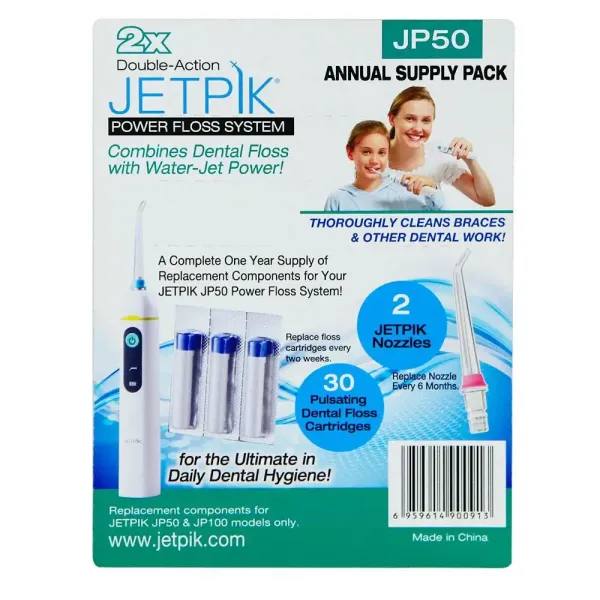 Річний запас картриджів та насадок для іригатора Jetpik JP50/50Solo