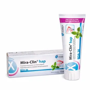 Полірувальна паста для чутливих зубів Miradent Mira-Clin hap, 75 мл