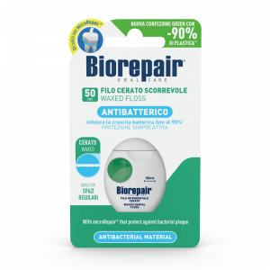 Зубна стрічка-флос Biorepair Щоденний захист з гідроксиапатитом, 50 м