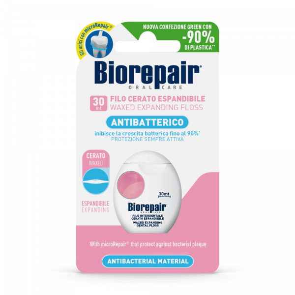 Зубна стрічка-флос Biorepeair Захист ясен, 30 м