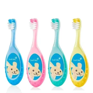 Дитяча зубна щітка-прорізувач Brush-baby Flossbrush (від 0 до 3 років)