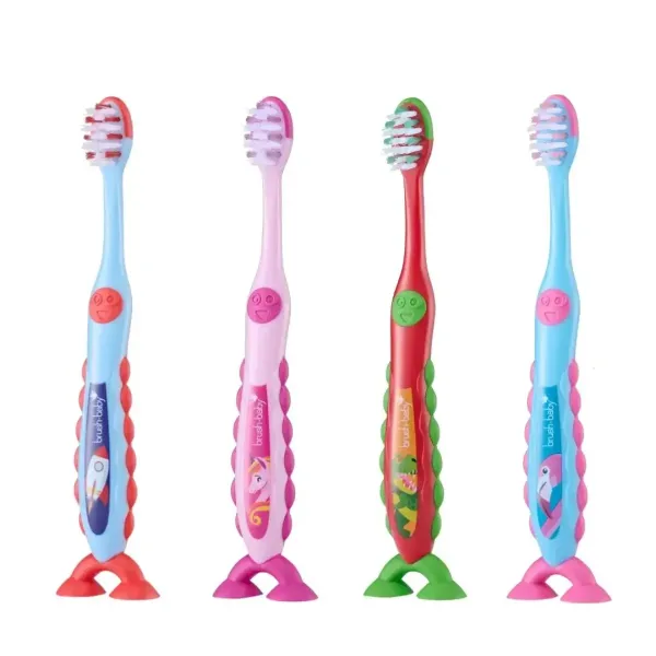 Дитяча зубна щітка Brush-baby Flossbrush (від 3 до 6 років)