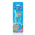 Дитяча зубна щітка-прорізувач Brush-baby Flossbrush (від 0 до 3 років), 2 шт