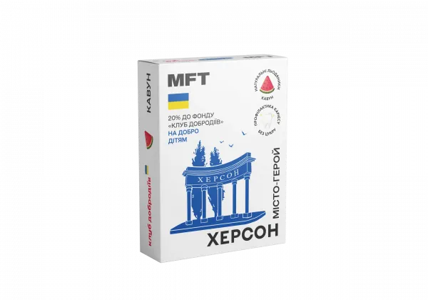Льодяники без цукру MFT "Місто-герой Херсон" (зі смаком кавуна), 20г
