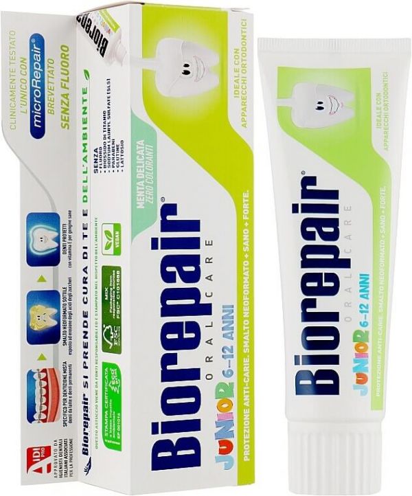 Дитяча зубна паста Biorepair Junior (6-12 років)