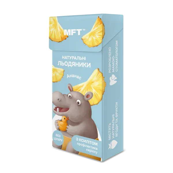 Дитячі льодяники MFT Pineapple, 20г