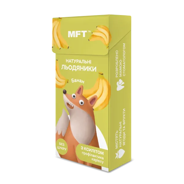 Дитячі льодяники MFT Banana, 20г
