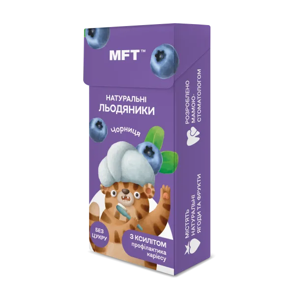 Дитячі льодяники MFT Blueberry, 20г