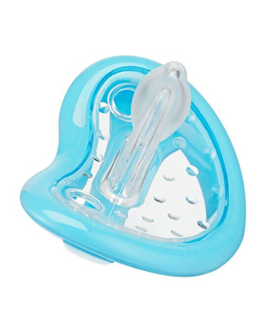 Пустушка Curaprox Soother 3-7 kg Duo (голуба, 0-7 місяців)