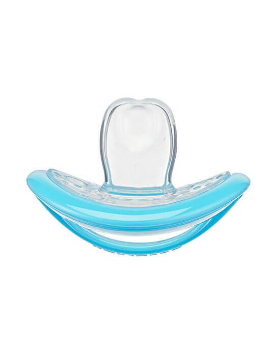 Пустушка Curaprox Soother 3-7 kg Duo (голуба, 0-7 місяців)