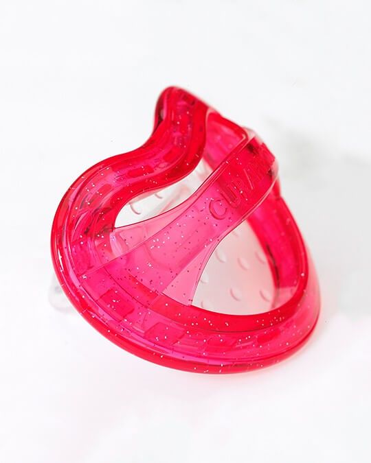 Пустушка Curaprox Soother 7-10 kg Duo (яскраво-рожева, 7-18 місяців)
