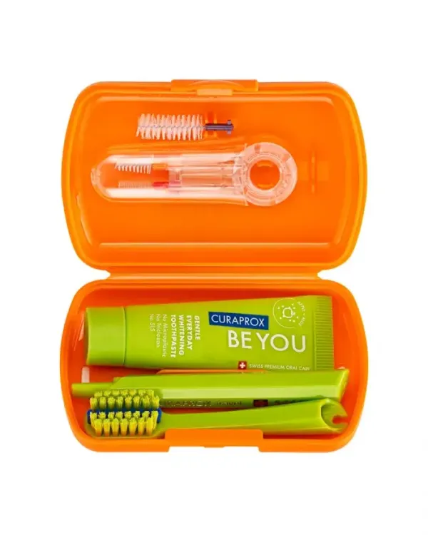 Дорожній набір Curaprox BE YOU Ortho Orange