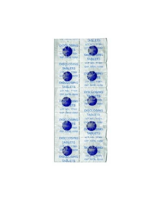 Таблетки для індикації зубного нальоту Curaprox PCA 223 (12 шт)