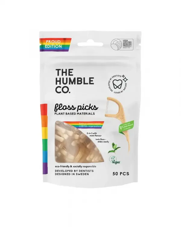 Флосер з тримачем Humble Proud Edition, 50 шт