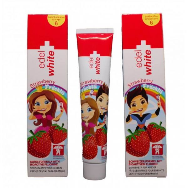 Дитяча зубна паста Edel+White