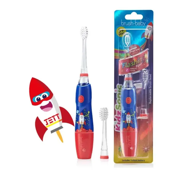 Електрична зубна щітка Brush-baby KidzSonic (від 3-х років)