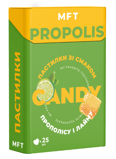 Натуральні пастилки MFT Propolis, 25 шт
