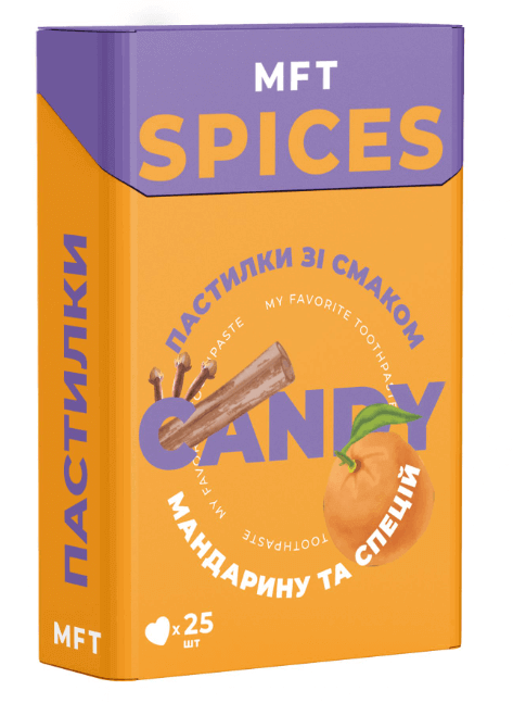 Натуральні пастилки MFT Spices, 25 шт