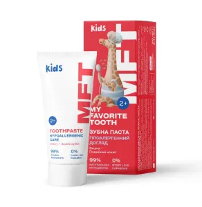 Натуральна зубна паста MFT Kids, 60 мл